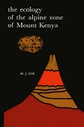 Cover: The Ecology of the Alpine Zone of Mount Kenya - Springer