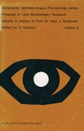 Cover: Progress of Lens Biochemistry Research Volume in honour of Prof. Dr. med. J. Nordmann - Kluwer Academic Publishers