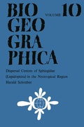 Cover: Dispersal Centres of Sphingidae (Lepidoptera) in the Neotropical Region - Springer