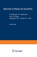 Cover: Water Stress in Plants - Kluwer Academic Publishers