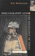 Cover: Bibliography and the Sociology of Texts - Cambridge University Press