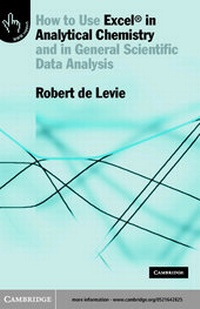 Abbildung von: How to Use Excel (R) in Analytical Chemistry - Cambridge University Press