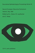 Cover: Second European Glaucoma Symposium, Helsinki, May 1984 - Springer