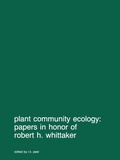 Cover: Plant community ecology: Papers in honor of Robert H. Whittaker - Springer