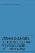 Cover: Verhandlungen der Gesellschaft f&uuml;r &Ouml;kologie, G&ouml;ttingen 1976 - Springer