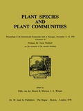 Cover: Plant Species and Plant Communities - Kluwer Academic Publishers