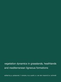 Cover: Vegetation dynamics in grasslans, heathlands and mediterranean ligneous formations - Kluwer Academic Publishers