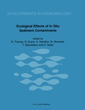 Cover: Ecological Effects of In Situ Sediment Contaminants - Kluwer Academic Publishers