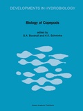 Cover: Biology of Copepods - Kluwer Academic Publishers