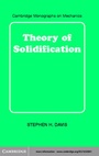 Cover: Theory of Solidification - Cambridge University Press