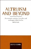 Cover: Altruism and Beyond - Cambridge University Press