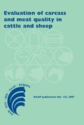 Cover: Evaluation of carcass and meat quality in ruminants - Wageningen Academic Publishers