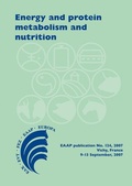 Cover: Energy and protein metabolism and nutrition - Wageningen Academic Publishers