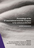 Cover: Proceedings of the Xth International Scientific Congress in Fur Animal Production - Wageningen Academic Publishers