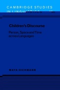 Cover: Children's Discourse - Cambridge University Press