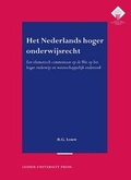 Cover: Het Nederlands Hoger Onderwijsrecht - Leiden University Press