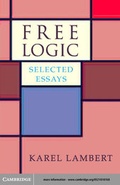 Cover: Free Logic - Cambridge University Press