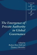 Cover: The Emergence of Private Authority in Global Governance - Cambridge University Press