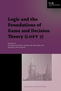 Cover: Logic and the Foundations of Game and Decision Theory (LOFT 7) - Amsterdam University Press