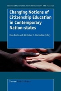 Cover: Changing Notions of Citizenship Education in Contemporary Nation-states - Sense Publishers