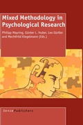 Cover: Mixed Methodology in Psychological Research - Sense Publishers