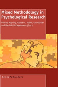 Enlarge image Cover: Mixed Methodology in Psychological Research - Sense Publishers