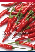 Cover: Less Pretension, More Ambition - Amsterdam University Press