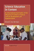 Cover: Science Education in Context - Sense Publishers