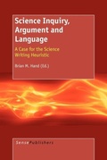 Cover: Science Inquiry, Argument and Language - Sense Publishers