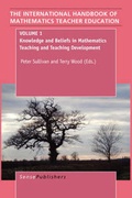 Cover: The Handbook of Mathematics Teacher Education: Volume 1 - Sense Publishers
