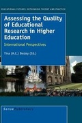 Cover: Assessing the Quality of Educational Research in Higher Education - Sense Publishers