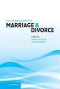 Cover: The Law and Economics of Marriage and Divorce - Cambridge University Press