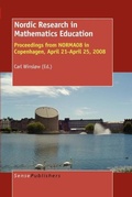 Cover: Nordic Research in Mathematics Education - Sense Publishers