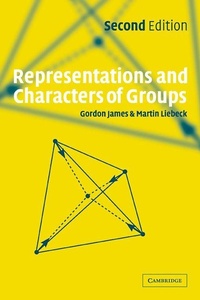 Enlarge image Cover: Representations and Characters of Groups - Cambridge University Press