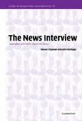 Cover: The News Interview - Cambridge University Press