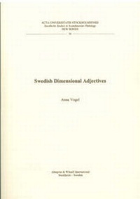 Abbildung von: Swedish Dimentional Adjectives - Almqvist & Wiksell Internat.