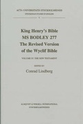 Cover: King Henry's Bible: New Testament v. 4 - Almqvist & Wiksell Internat.