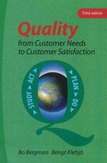 Cover: Quality from Customer Needs to Customer Satisfaction - Studentlitteratur AB