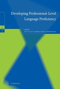 Cover: Developing Professional-Level Language Proficiency - Cambridge University Press
