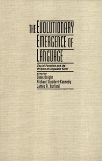 Enlarge image Cover: The Evolutionary Emergence of Language - Cambridge University Press