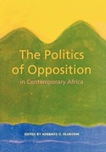 Cover: The Politics of Opposition in Contemporary Africa - The Nordic Africa Institute