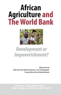 Cover: African Agriculture and The World Bank - Nordic African Institute