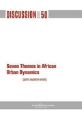 Cover: Seven Themes in African Urban Dynamics - Nordic African Institute