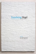 Cover: Translating Hegel - Sodertorn University