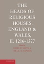 Cover: The Heads of Religious Houses - Cambridge University Press