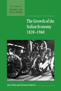 Cover: The Growth of the Italian Economy, 1820-1960 - Cambridge University Press