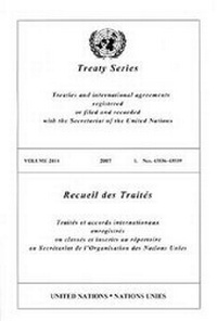 Abbildung von: Treaty Series - United Nations