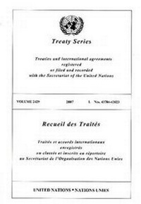 Abbildung von: Treaty Series - United Nations