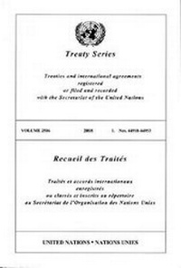 Abbildung von: Treaty Series - United Nations