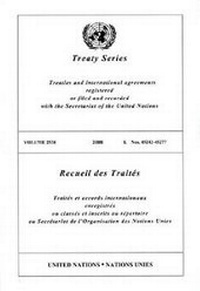 Abbildung von: Treaty Series - United Nations